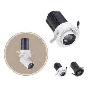 Spot Led Embutir Retrátil Aiva 7w Facho Direcionável St2925 Cor Branco
