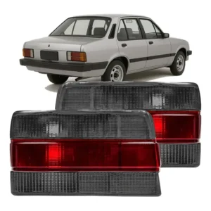 Par Lanterna Pisca Traseira Chevette 1987 1988 A 1993 Fumê