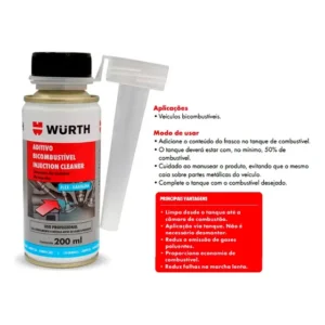 Aditivo Injection Cleaner Lwb 200ml Flex - Wurth