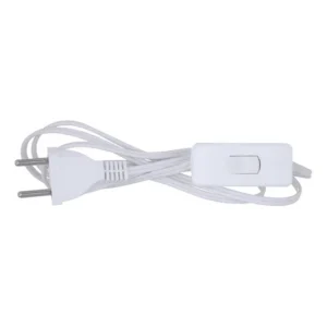 Cordão Abajur C/ Interruptor De Pressão Fio C/ Tomada 2,0m