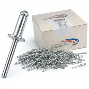 Rebite 410 Pop Repuxo Alumínio Natural 1000 Peças 4 X 10mm