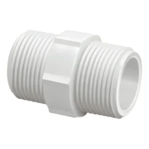 Kit C/50 Nipel Roscável 1/2 Krona Branco Pvc Tubos Conexões