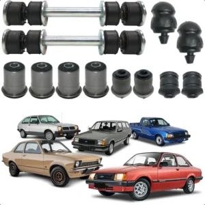 Kit Bucha Bandeja Batente Bieleta Gm Chevette Chevy Marajó