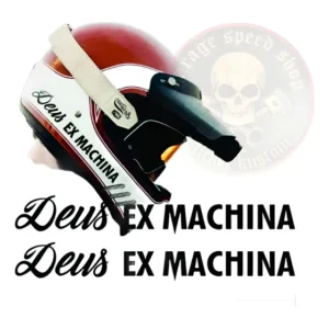 Adesivos Moto Tanque Capacete Deus Ex Machina Custom