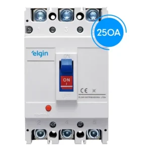 Disjuntor Caixa Moldada De 250a Tripolar (3 Polos) Industrial Termomagnético Elétrica Motores E Máquinas- Elgin