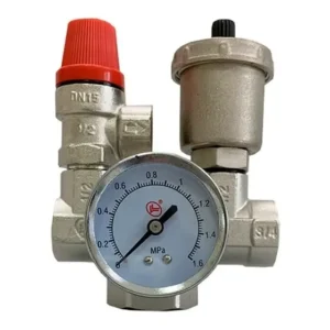 Válvula Segurança + Purgador + Manômetro Boiler Alta Pressão