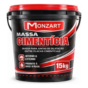 Massa Cimentícia 15kg Monzart - Massa Pronta