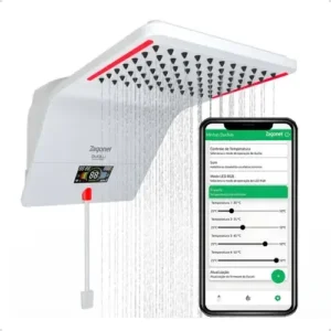 Ducha chuveiro eletrônico Zagonel Ducali Premium branco 7500w 220v
