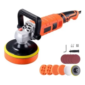 Máquina De Polimento Automotivo Multifuncional 1580w,110/220 Cor Laranja