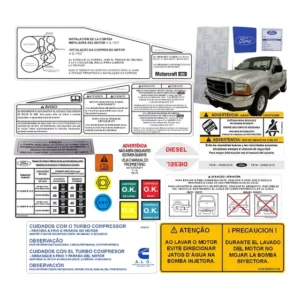 Adesivos Para Ford F-250 Kit Cofre Motor Frente E Para-brisa