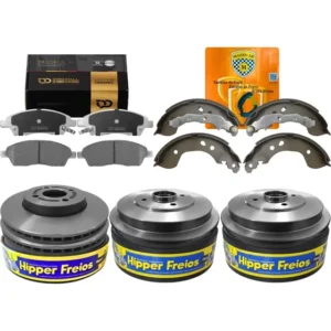 Kit Discos Pastilhas Cerâmica Tambores Sapatas Versa 12 A 21