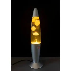 Luminária Lava Mesa 220v Estrutura Em Vidro E Metal Decor