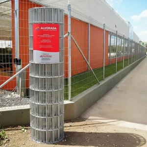 Tela Cerca Soldada Altura 1,50 X 25 Metros Fio 1,60 Mm Malha 5x10cm Alambrado Jardim Fazenda Sitio Chacara Hortas Canteiros Segurança.