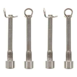 2 Conjuntos Pino Caliper Freio Disco Bicicleta - Titânio