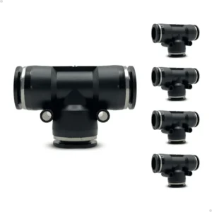 Conexão Conector União Em T Fêmea 12mm 145 Psi - Kit 5 Peças