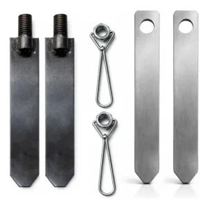 Kit 2 Trava Rosca Tranca Tampa Carroceria Caminhão Madeira