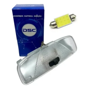 Lanterna Interna Teto Fiesta Ecosport Courier + Lampada Led