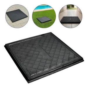 Tampa 60x60 Cisterna Esgoto Agua Super Reforçado Com Aro