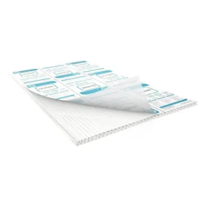 Chapa Policarbonato Alveolar 1,05x6,00 4milimetros Cor Branco/leitoso