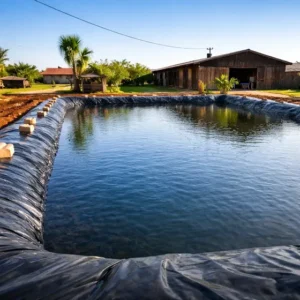 Lona P/ Lago Tanque 5x8 Geomembrana Acqua 300 Micras 8x5