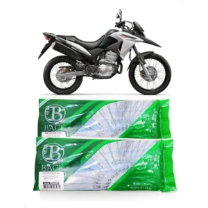Raio Inox Bace 4mm Moto Honda Xre 300 E Sahara Diant Tras