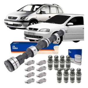 Kit Eixo Comando Letra H + Balancim + Tuchos Astra 1.8 L 8v
