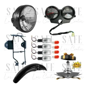 Kit Titan 125/farol/painel/4 Piscas/paralama/suporte Aranha
