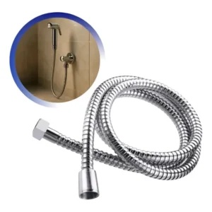 Engate Mangueira Flexivel Cromado 2 Metros Ducha Higienica