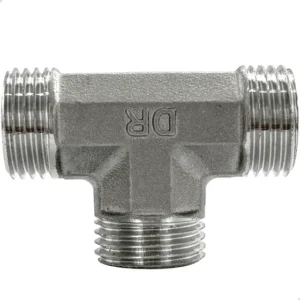 Derivador Tê Para Torneira Conexão Inox Adaptador 1/2 Bsp