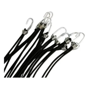 100 Extensor Elástico De Lona Preto Fixador Caminhão Carreta