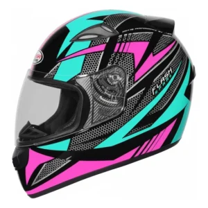 Capacete Moto Feminino Ebf New Spark Esportivo C/ Narigueira