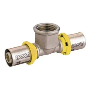 Tee Fêmea 16mm X 1/2 Multi Gás Emmeti Conexão Hidráulica