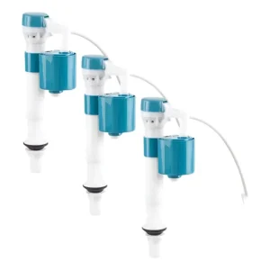 Kit 3 Mecanismo Caixa Descarga Acoplada Universal C/ Boia Padova