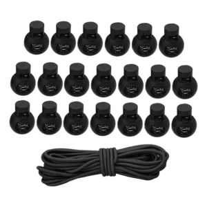 Xs . 20 Cierres De Cordón De Resorte De Plástico Con Palanca