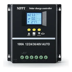 Controlador Carga Solar Para Mppt 12v 24v 36v Display 100a