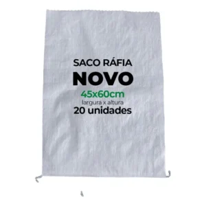 Kit 20 Sacos De Ráfia Novos 45x60 Entulhos, Ração Etc 30kg
