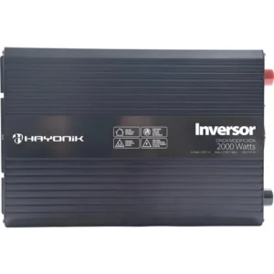 Inversor Hayonik 2000W 12VDC/ Onda Senoidal Modificada para Carro