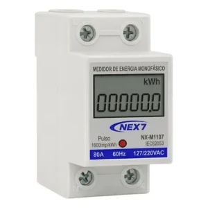 Medidor Consumo De Energia Monofásico 127/220v Digital