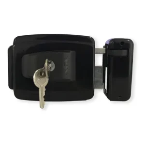 Fechadura Elétrica Agl-inha Cinza Mini 12v Portão Agl