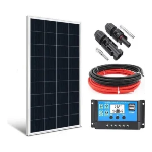 Kit Painel Solar 155W Monocristalino Resun com Controlador PWM 30A