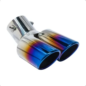 Ponteira Aço Escapamento Universal Burned Tip Saída Dupla