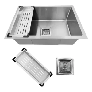 Cuba Gourmet Quadrada Aço Inox 304 Escovada 60x40cm Premium Stillus Home