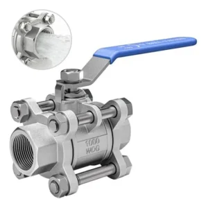 Válvula Esfera Tripartida Rosca Bsp Inox 304 P.p 1 Pol.dn25