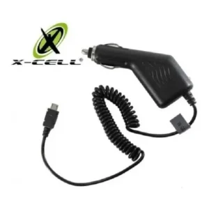 Carregador Veicular Micro Usb Cabo Espiral Mot V8/galay Cor Preto