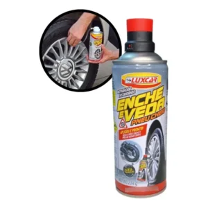 Spray Reparador Instantâneo Luxcar Enche E Veda Pneu 400ml