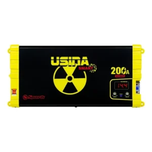 Fonte Automotiva Spark Usina 200A 220V 14,4V Amarelo Voltímetro