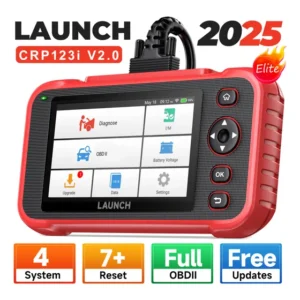 Scanner Automotivo Obd2 Launch X431 Crp 123i V3.0 Para Carro
