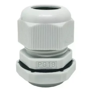 Kit 10 Peças - Prensa Cabo Pg19 Cinza P/ Cabo 13mm Até 16mm