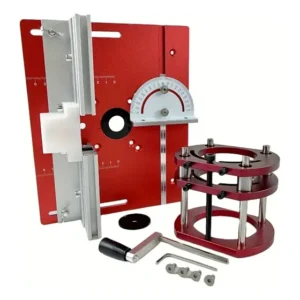 Kit De Placa De Inserção De Mesa De Roteador De Alumínio Rou