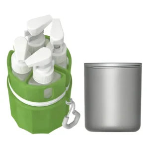 Garrafas De Viagem Para Champô 4 Em 1 Com Hermética Para Mon